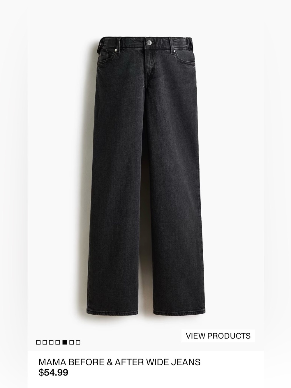 H&M before and after maternity jeans - like new